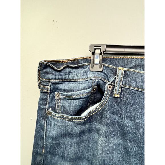 Levi's 505 Denim Jeans Mens size 38x32 Dark wash - Picture 8 of 8